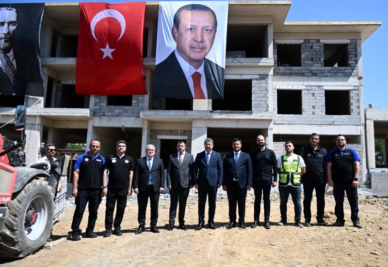 VALİ YILMAZ, HASANBEYLİ’DE REZERV YAPI ALANI’NDA İNCELEMELERDE BULUNDU