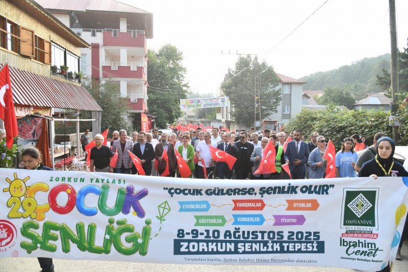 ZORKUN YAYLASI 29’UNCU ÇOCUK ŞENLİĞİ BAŞLADI