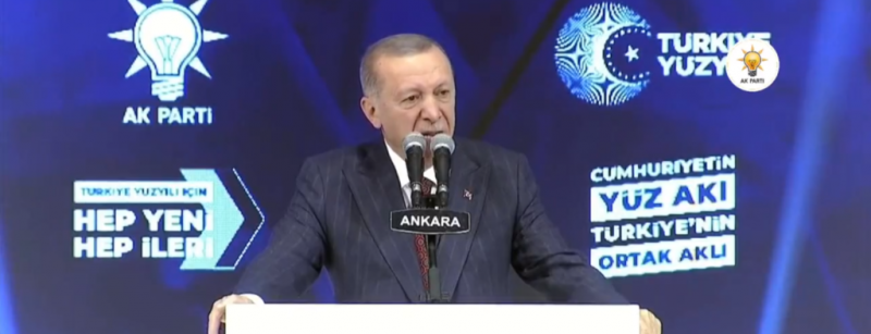 Cumhurbaşkanı Erdoğan: Türkiye, AK Partinin kılavuzluğunda, yeni bir dönemin eşiğindedir