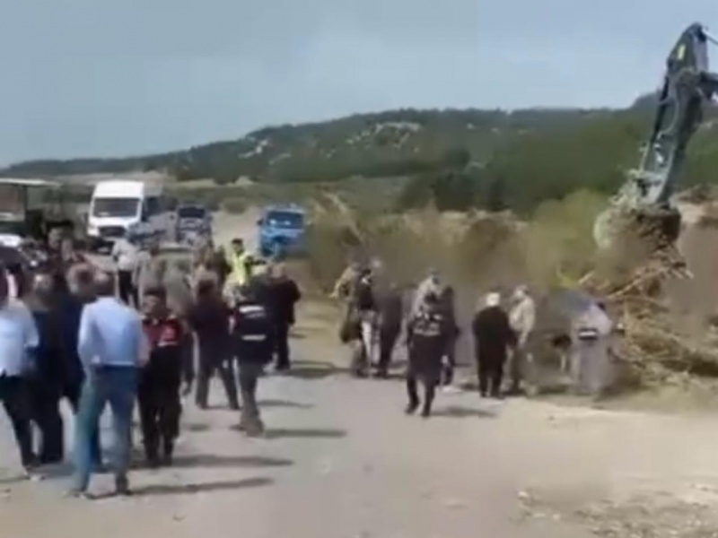 OSMANİYE'DE KÖYLÜLER İLE JANDARMA BARINAK İÇİN KARŞI KARŞIYA GELDİ