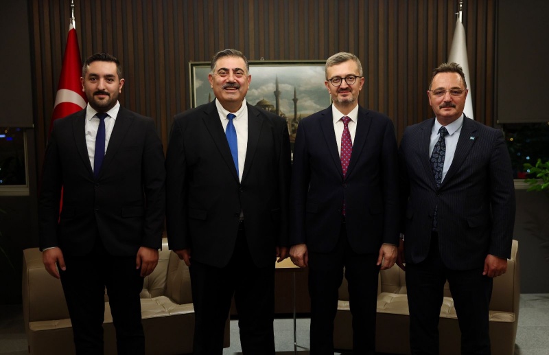 TİMBİR HEYETİNDEN İLETİŞİM BAŞKANI BURHANETTİN DURAN’A ZİYARET