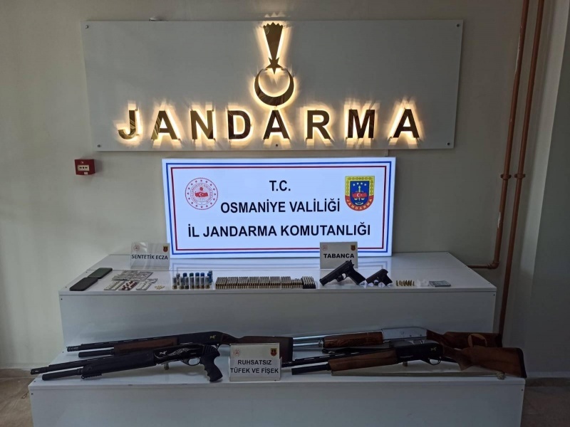 OSMANİYE’DE JANDARMA SON BİR HAFTADA 85 ŞÜPHELİYİ YAKALADI
