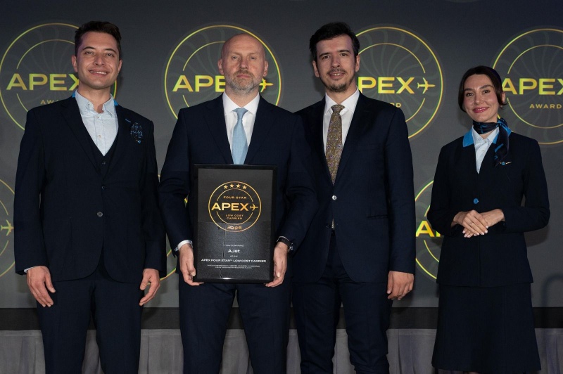 AJet’e APEX’ten 2 Yılda 2 ödül