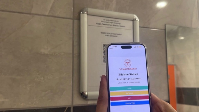 OSMANİYE’DE SAĞLIK TESİSLERİNDE QR KOD TEMİZLİK UYGULAMASI BAŞLADI