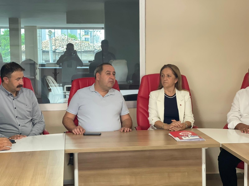 DİSK BAŞKANI ARZU ÇERKEZOĞLU OSMANİYEDE